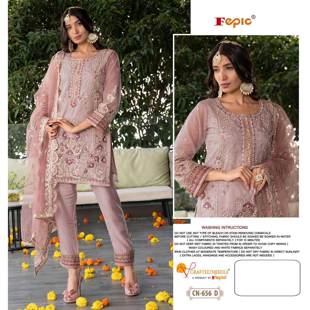 CRAFTED NEEDLE CN 656 D READYMADE SUITS BY FEPIC