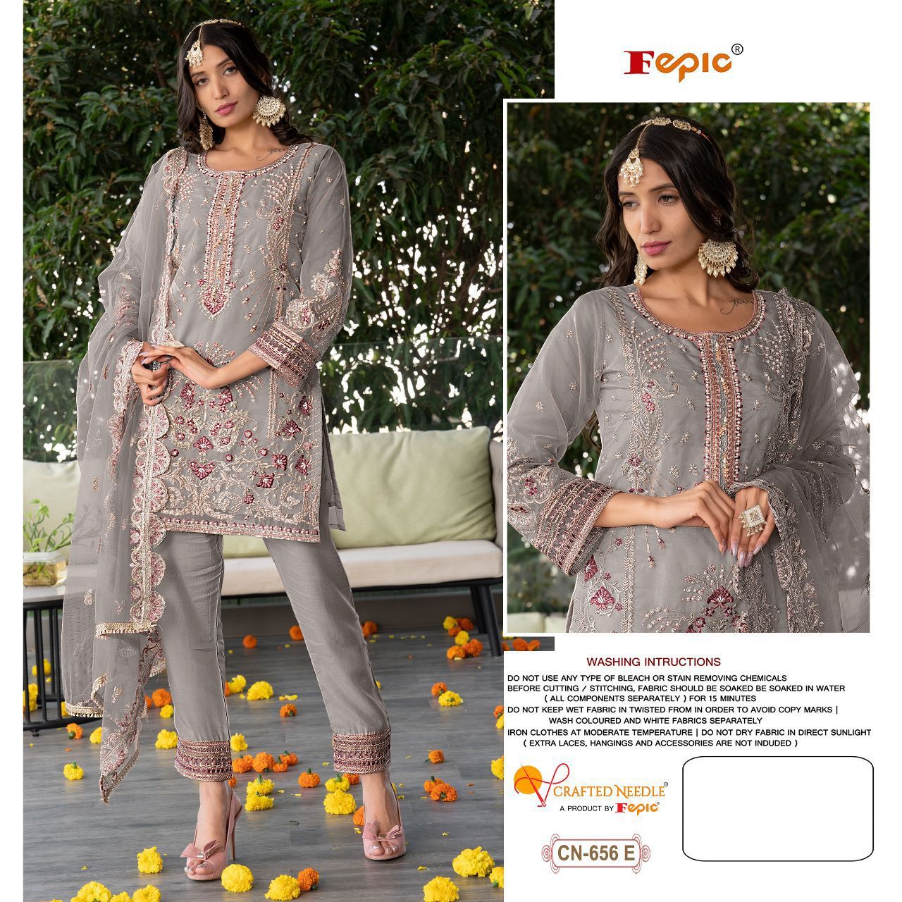 CRAFTED NEEDLE CN 656 E READYMADE SUITS BY FEPIC