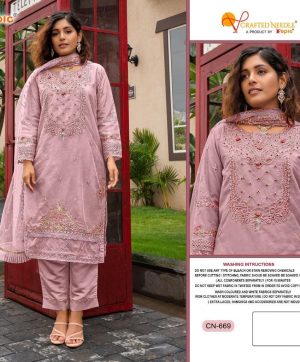 CRAFTED NEEDLE CN 669 SALWAR SUITS BY FEPIC