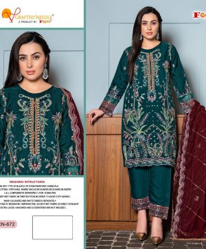 CRAFTED NEEDLE CN 672 A READYMADE SUITS BY FEPIC