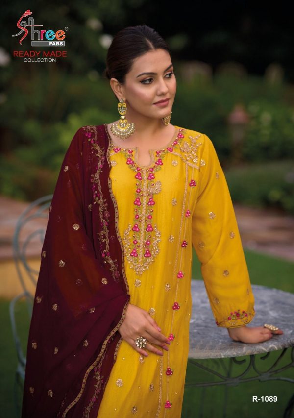 Buy Mehendi Designer Embroidered Rayon Readymade Sharara Salwar Suit |  Palazzo Salwar Suits