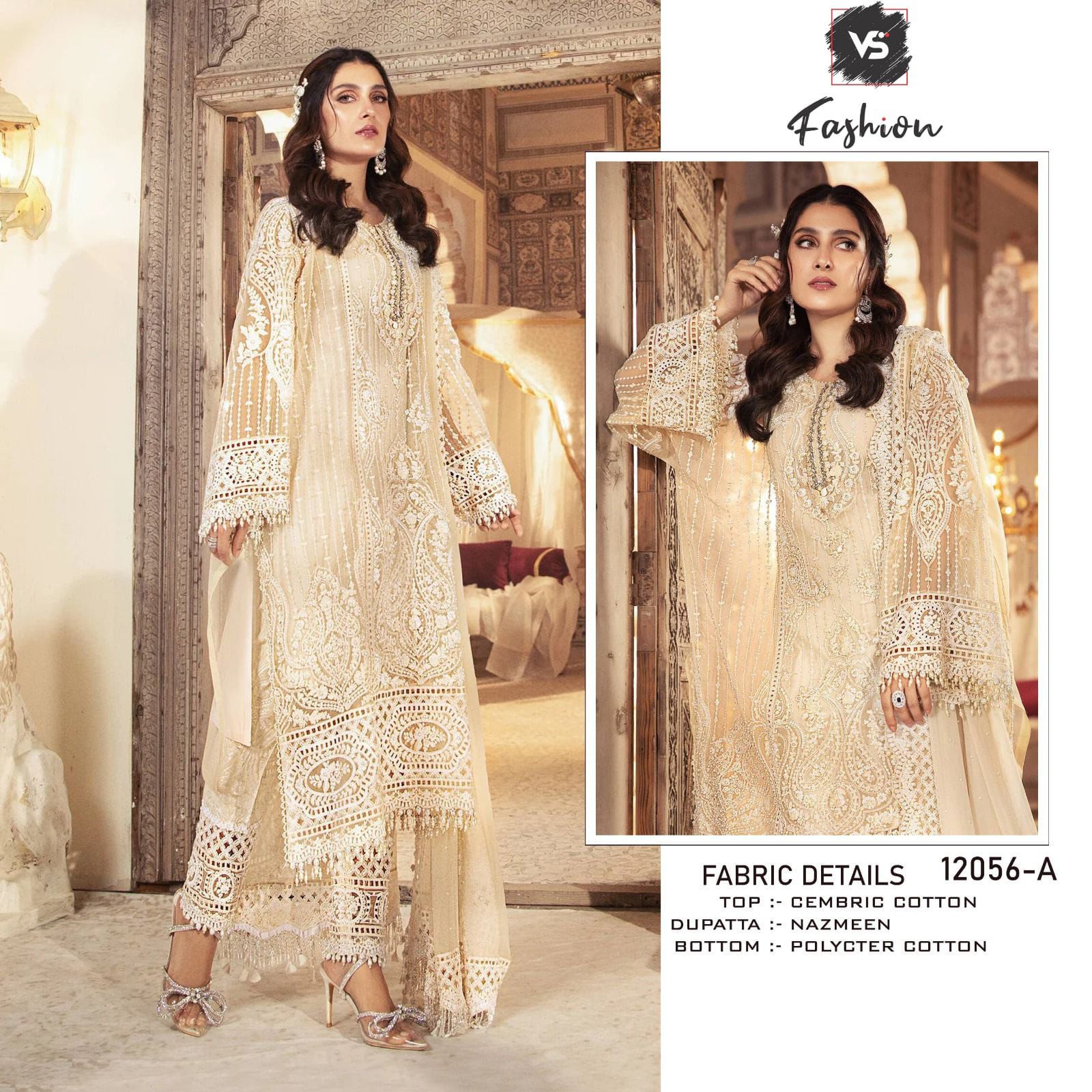 VS FASHION 12056 A PAKISTANI SUITS IN INDIA