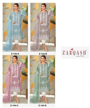 ZARQASH Z 144 A TO D READYMADE SUITS WHOLESALE