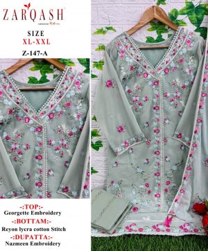 ZARQASH Z 147 A READYMADE SUITS IN INDIA