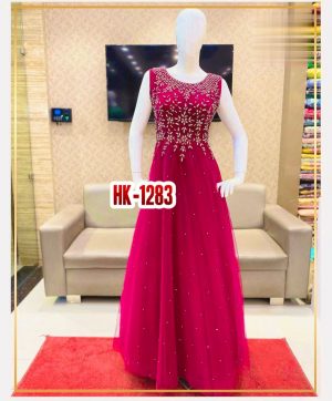 HK 1283 DESIGNER GOWN COLLECTION WHOLESALE