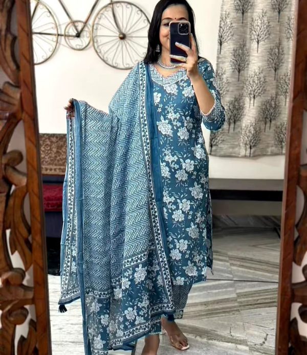MURTI TRENDS BLUE AFGHANI PARTY WEAR SUITS COLLECTION 1