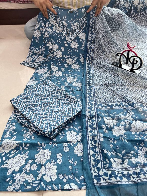 MURTI TRENDS BLUE AFGHANI PARTY WEAR SUITS COLLECTION