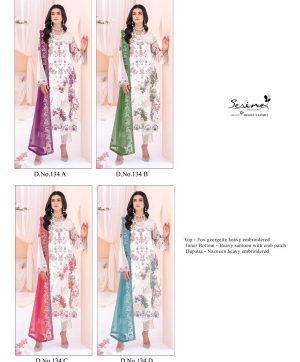 SERINE S 134 A TO D SALWAR SUITS IN INDIA