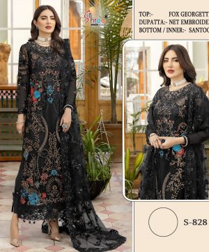 SHREE FABS S 828 PAKISTANI SUITS IN INDIA