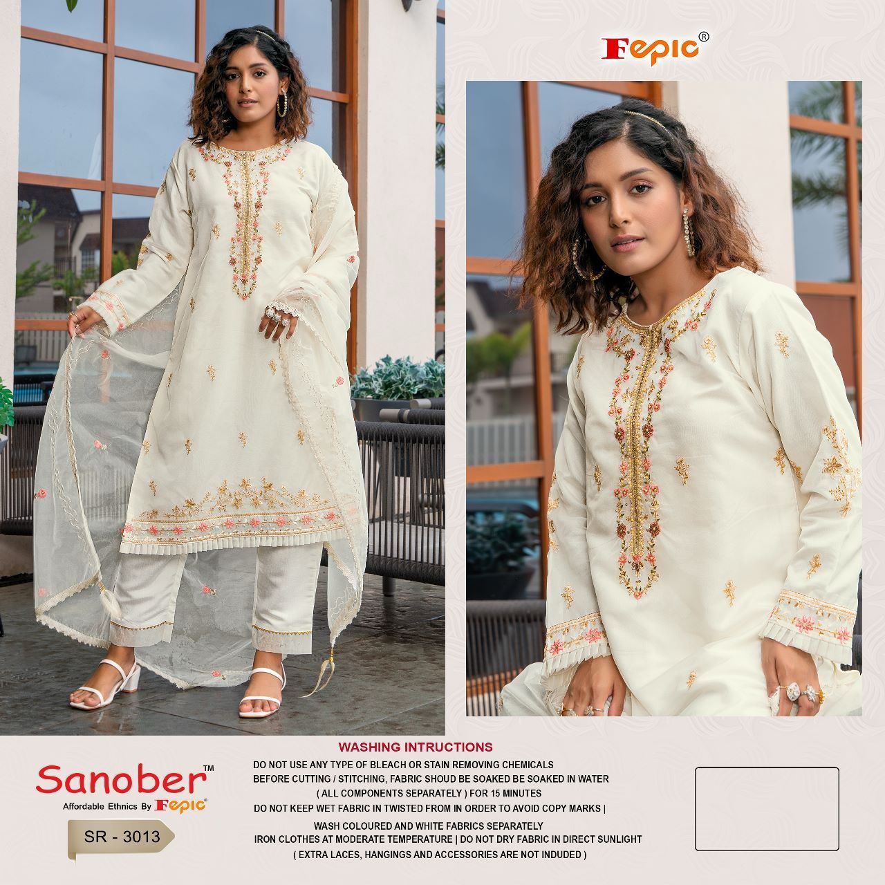FEPIC SR 3013 SNOBER READYMADE SUITS WHOLESALE
