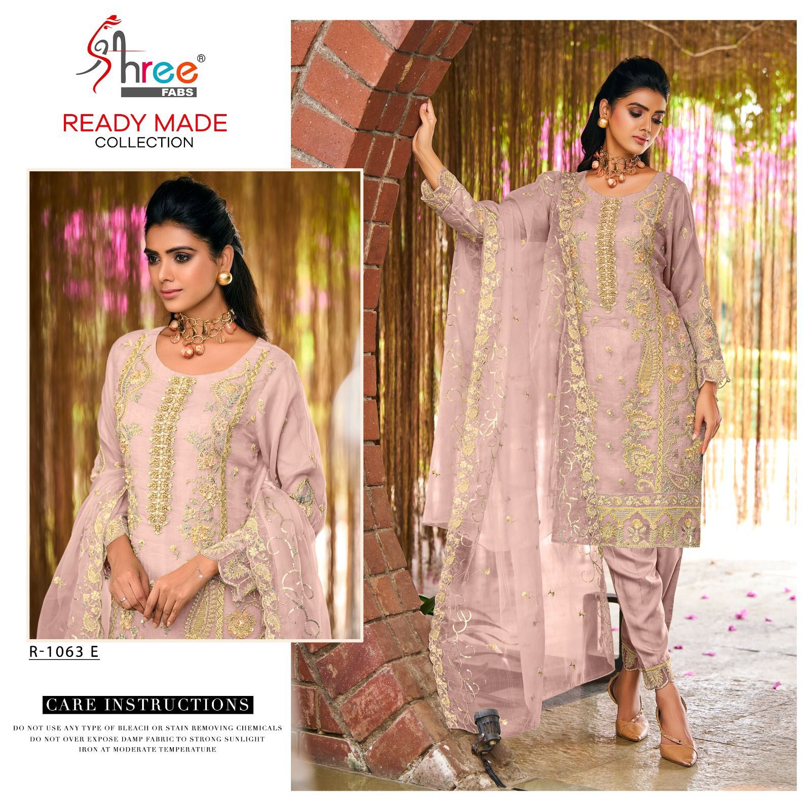 SHREE FABS R 1063 D TO G READYMADE SUITS