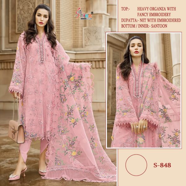 SHREE FABS S 848 PAKISTANI SUITS IN INDIA