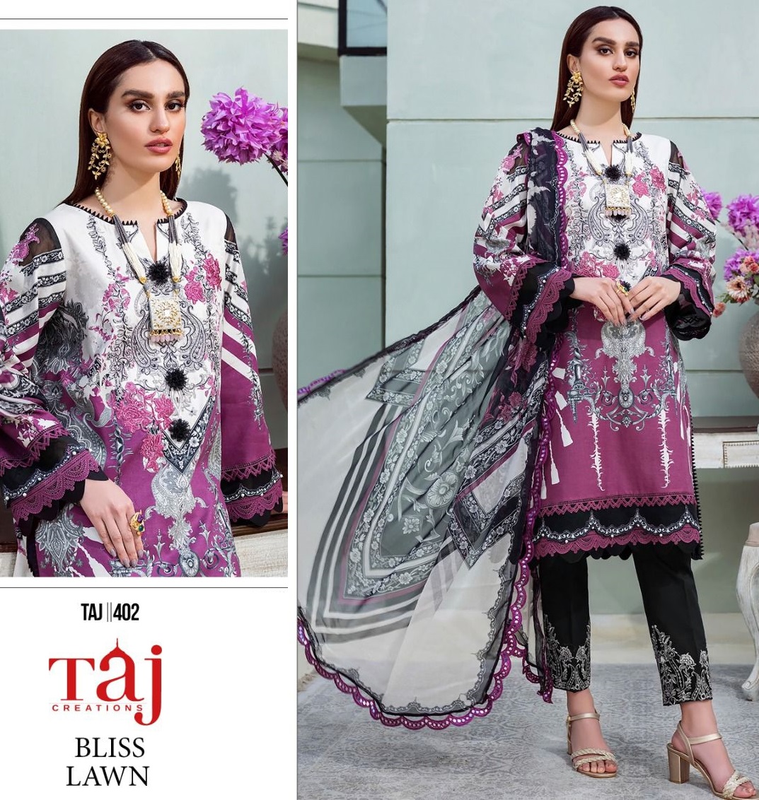 TAJ CREATIONS 402 BLISS LAWN COLLECTION WHOLESALE