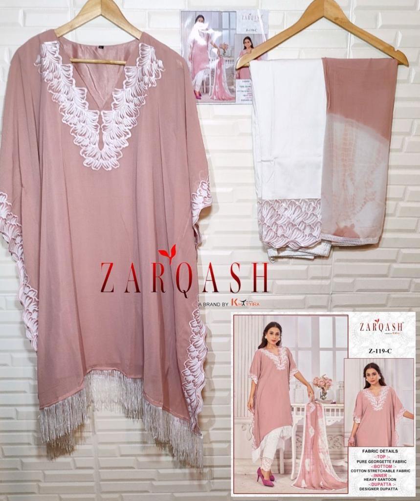 ZARQASH Z 119 A TO D READYMADE COLLECTION