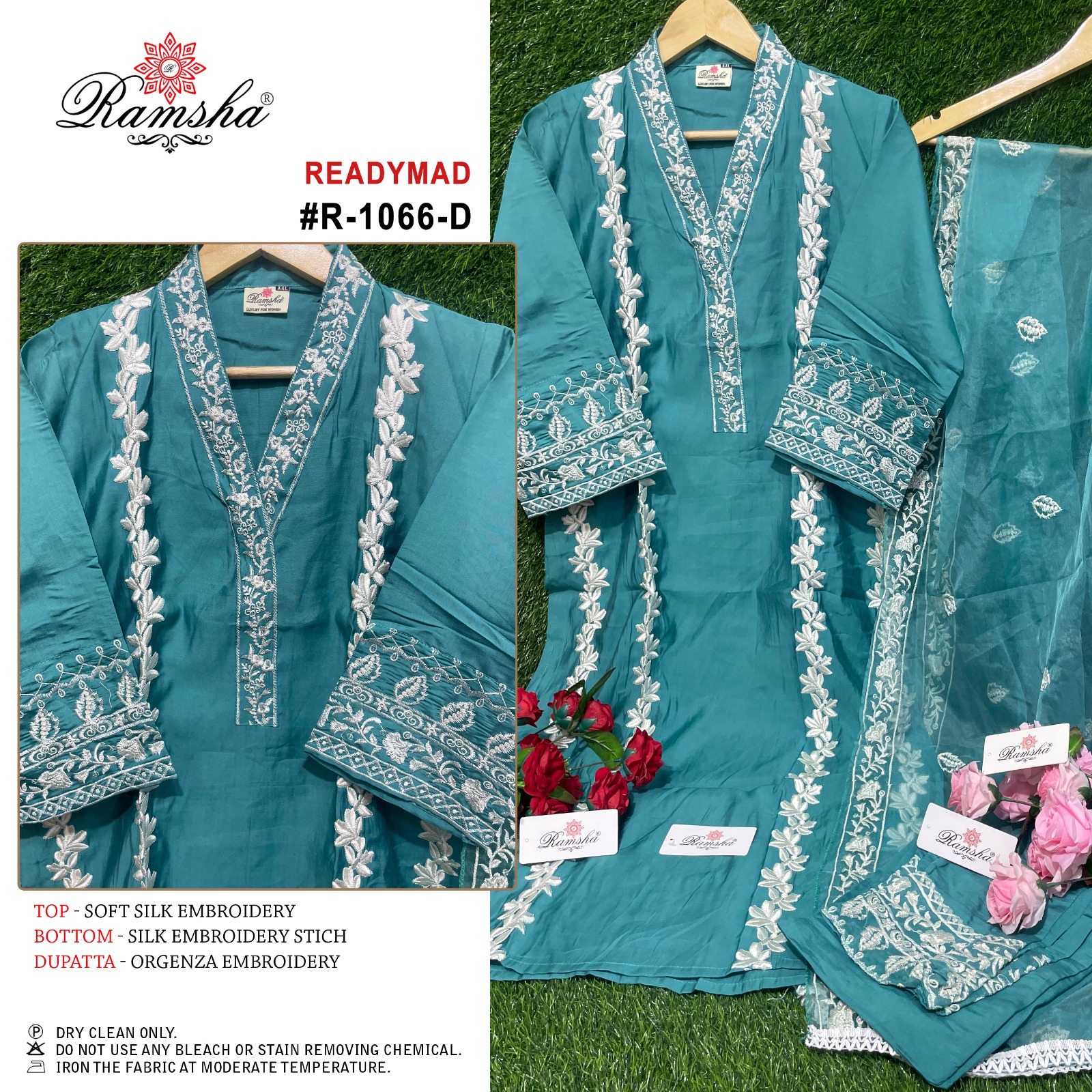 RAMSHA FASHION R 1066 A TO D READYMADE SUITS