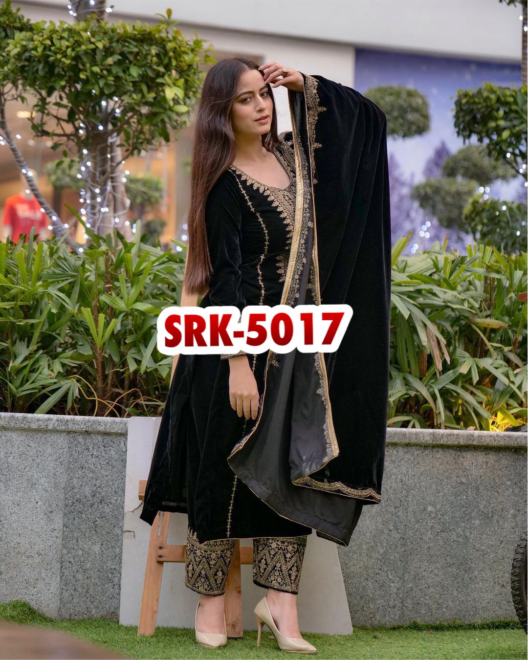 SHREE HARI SRK 5017 DESIGNER VELVET SUITS
