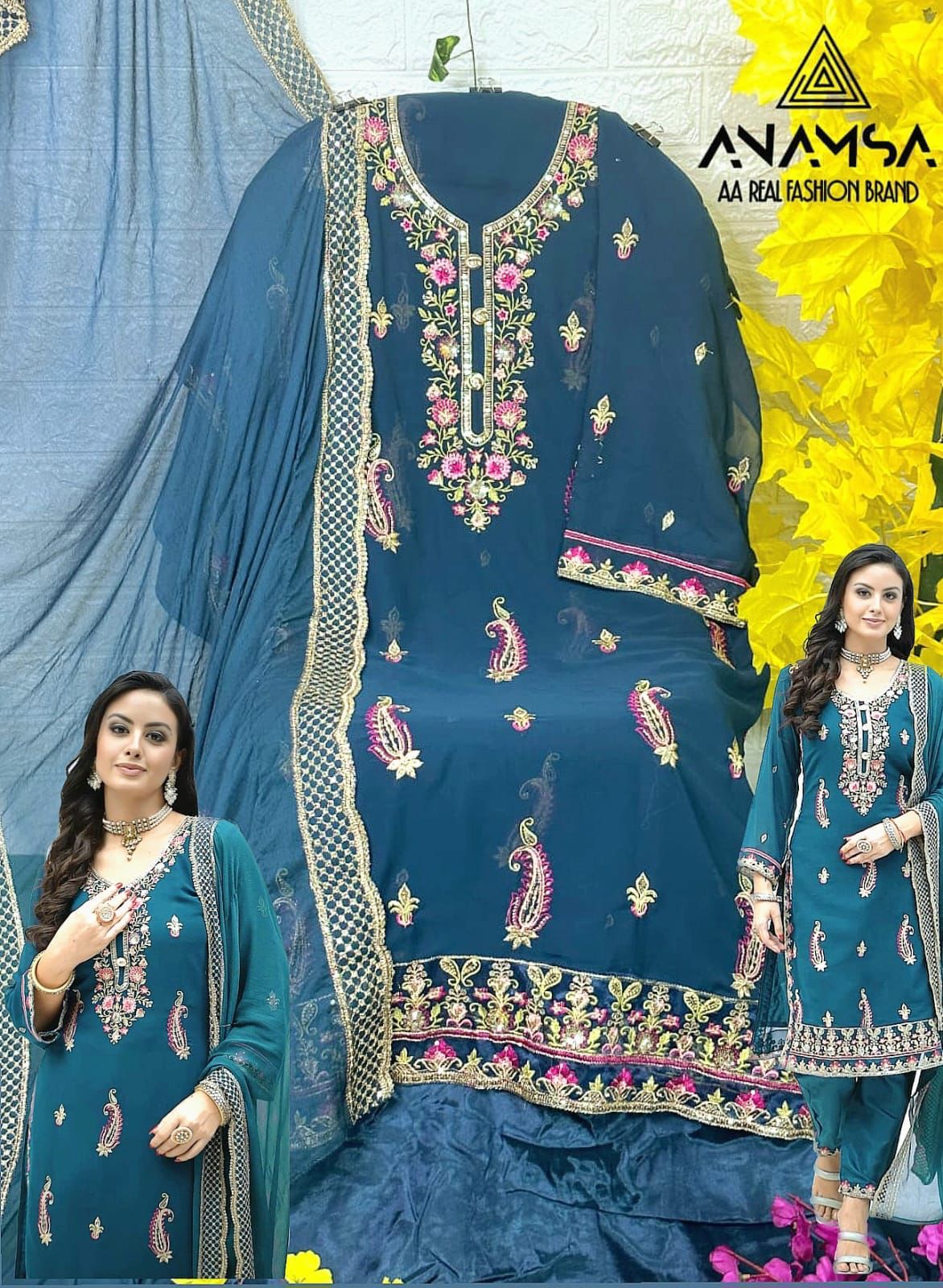 ANAMSA 246 SALWAR SUITS WHOLESALE IN INDIA
