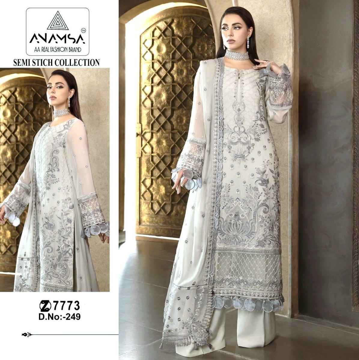 ANAMSA 249 SALWAR SUITS WHOLESALE IN INDIA