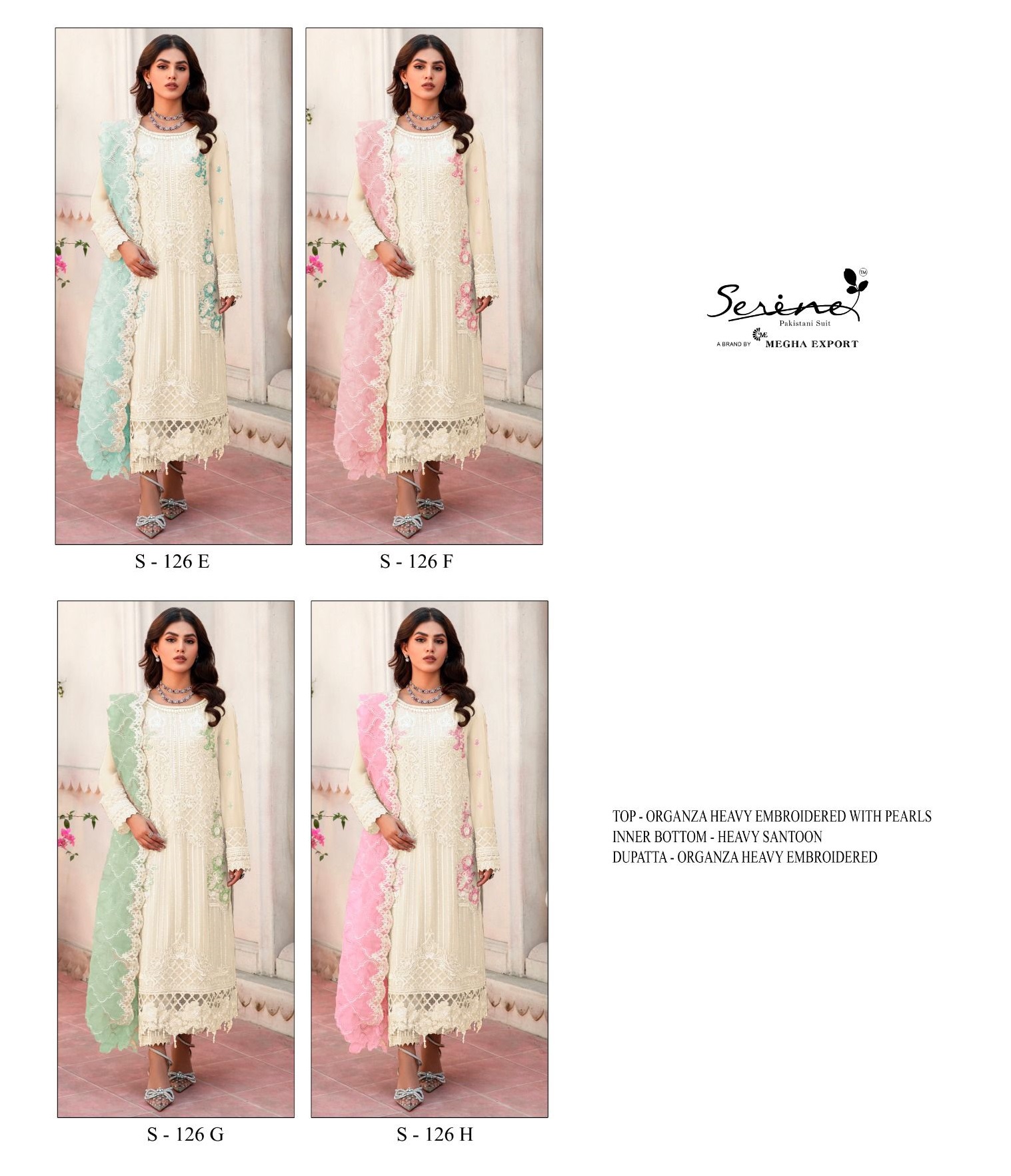 SERINE S 126 E TO H SALWAR SUITS IN INDIA