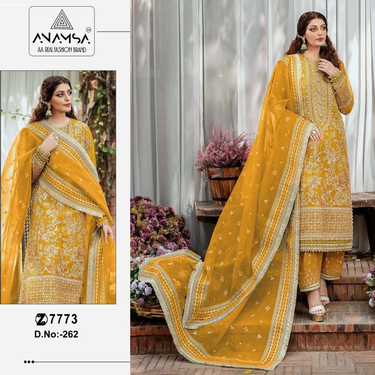 ANAMSA 262 SALWAR SUITS WHOLESALE IN INDIA
