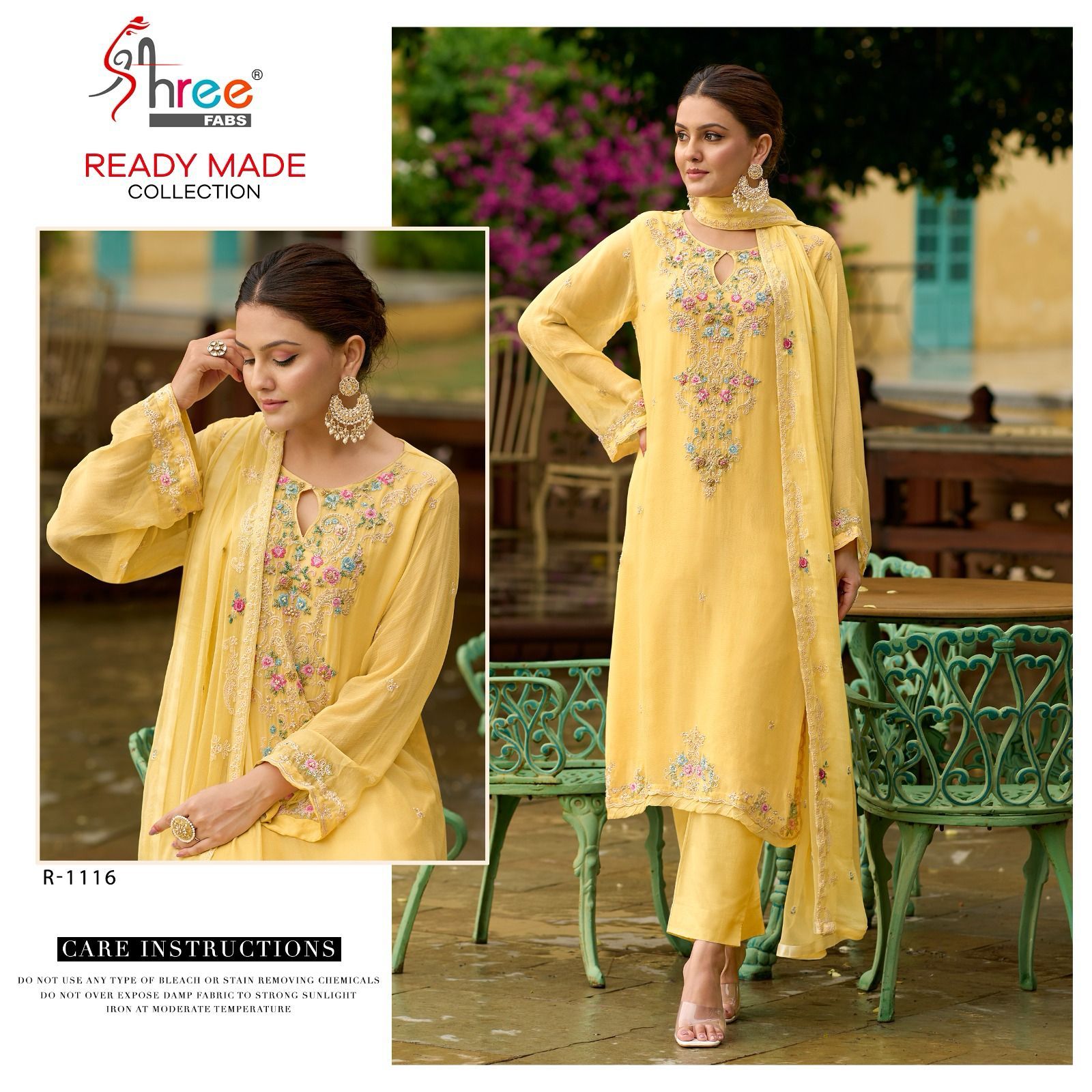 SHREE FABS R 1116 READYMADE SUITS WHOLESALE