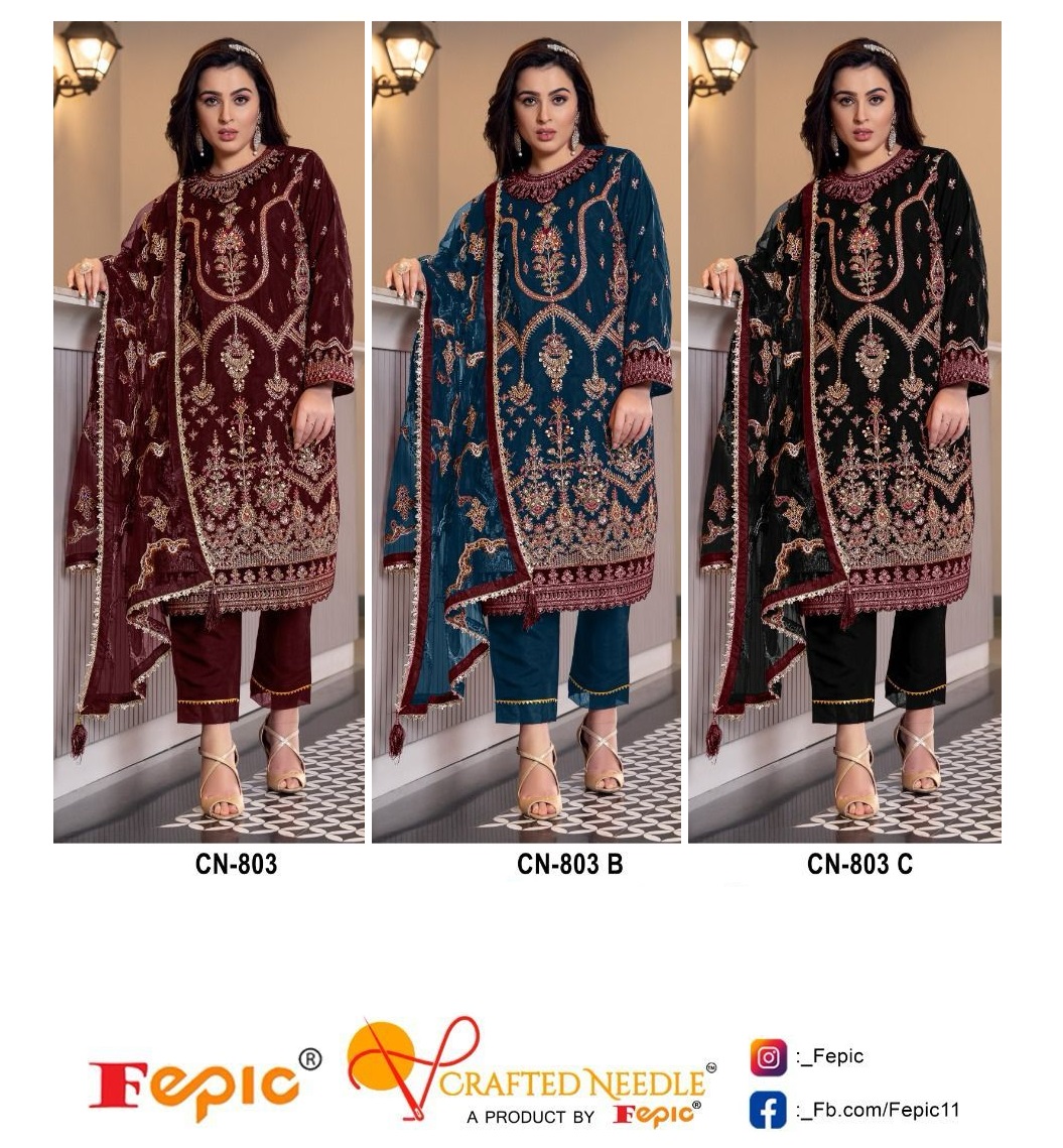 FEPIC CN 803 CRAFTED NEEDLE READYMADE SUITS