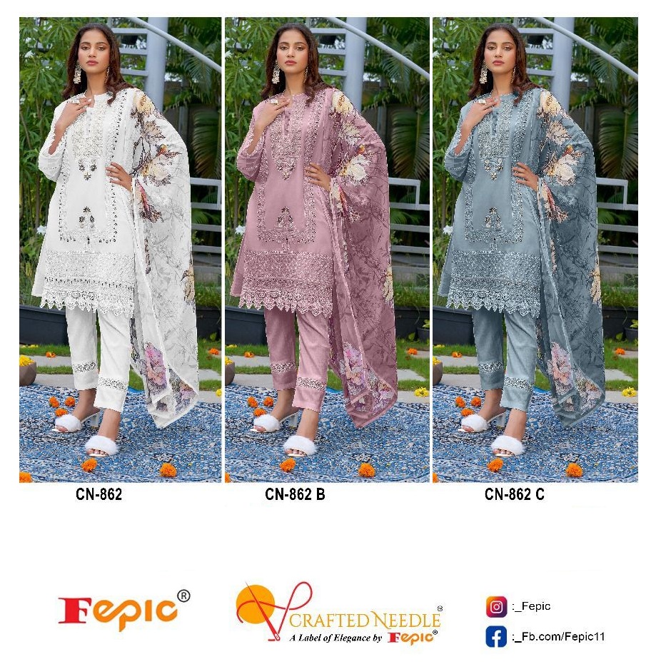 FEPIC CN 862 CRAFTED NEEDLE READYMADE SUITS
