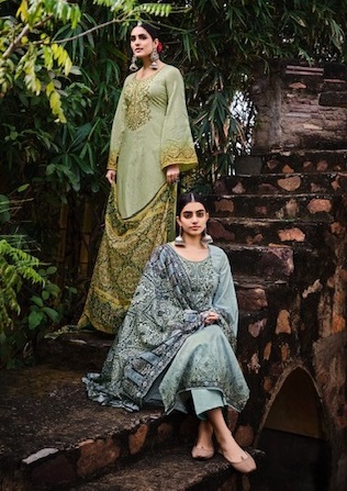 Ladies Cotton Embroidered Suits at Rs 849 | Embroidered Suits in Surat |  ID: 2851231528497