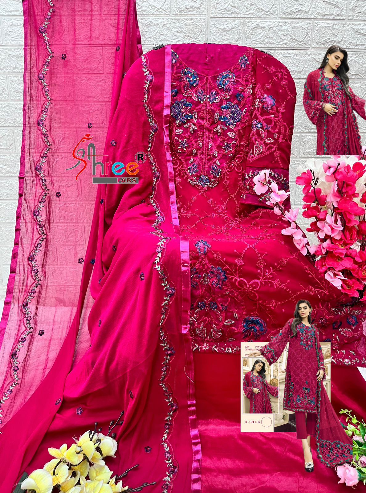SHREE FABS K 1911 SERIES PAKISTANI SUITS IN INDIA