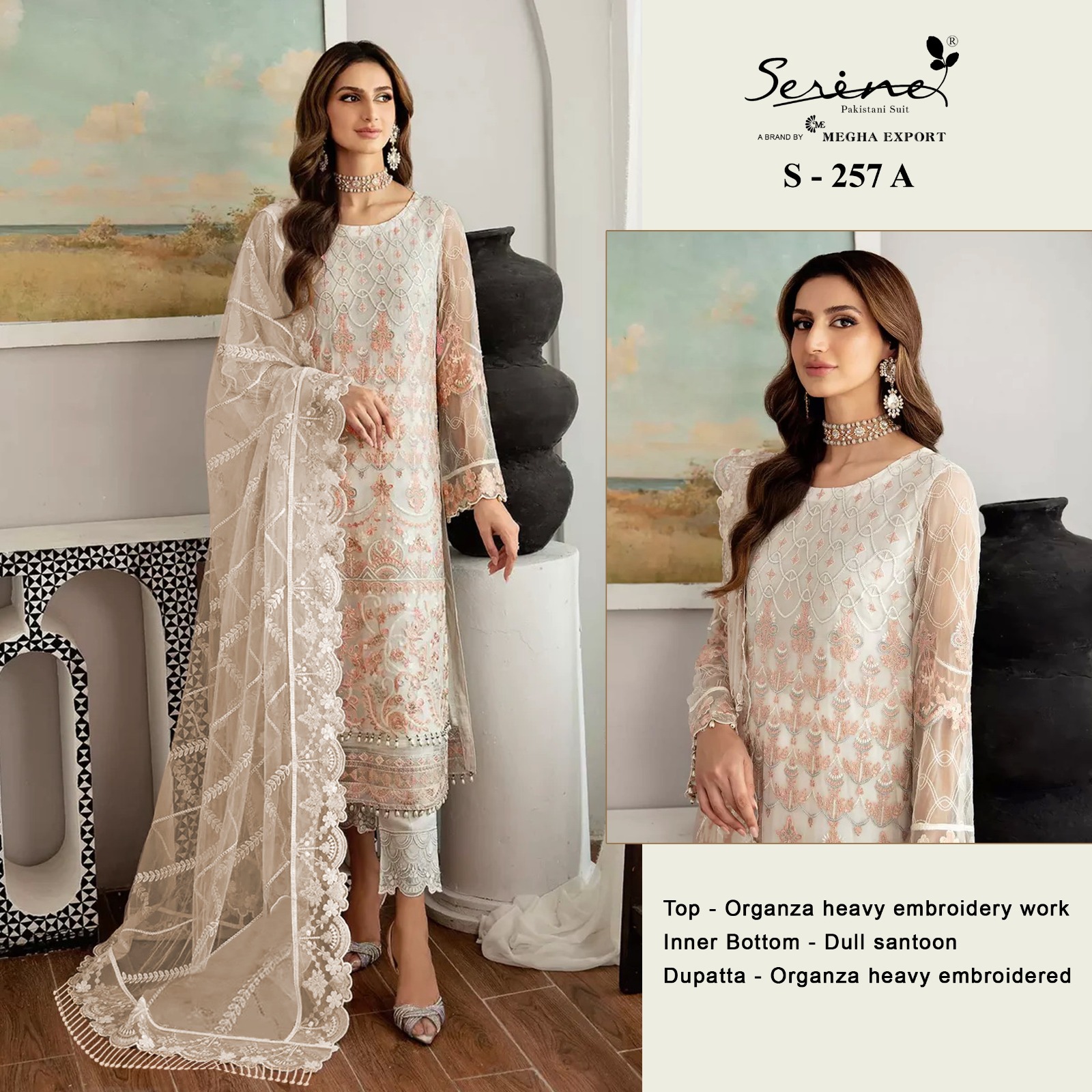 SERINE S 257 A TO D SALWAR SUITS WHOLESALE
