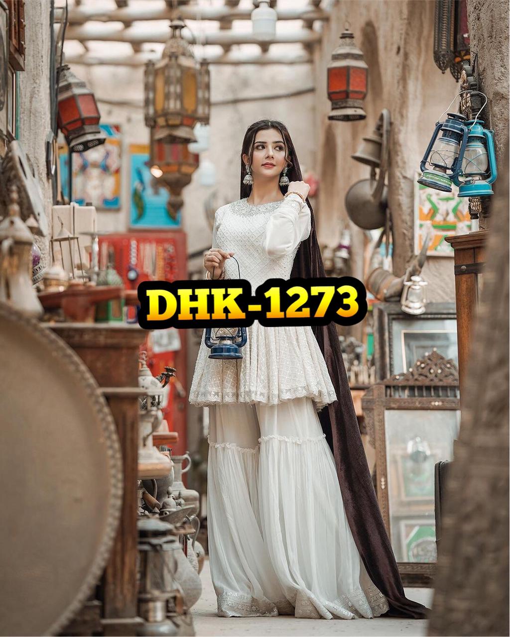 DHK 1273 DESIGNER SHARARA WHOLESALE