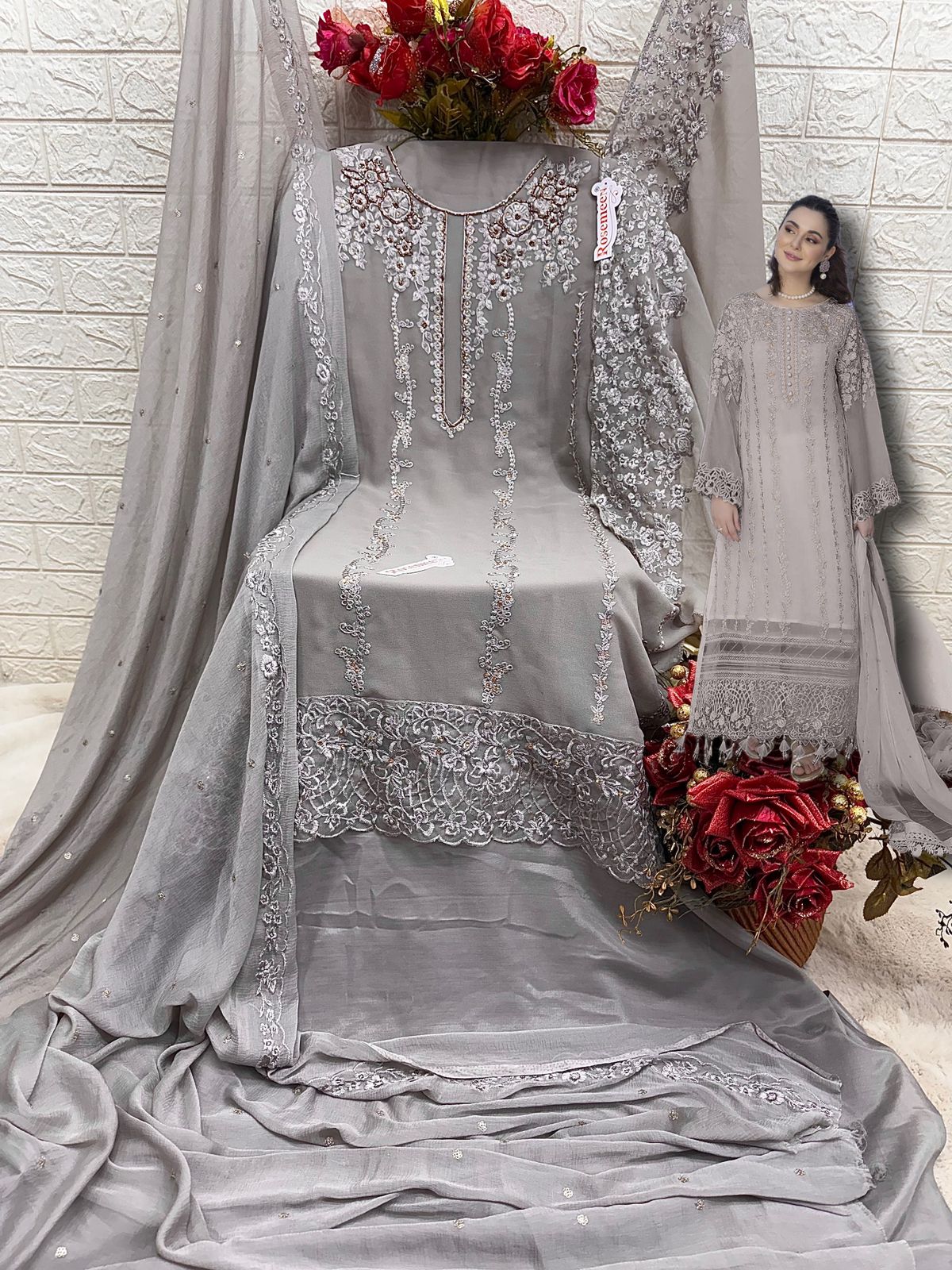 FEPIC D 5425 A TO D ROSEMEEN PAKISTANI SUITS