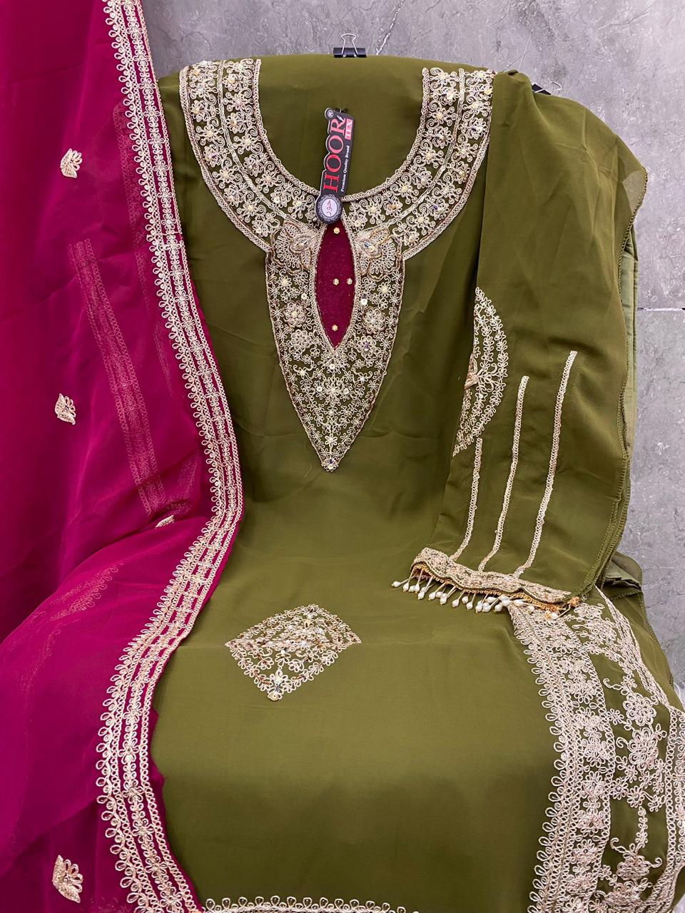 HOOR TEX H 253 A PAKISTANI SUITS IN INDIA