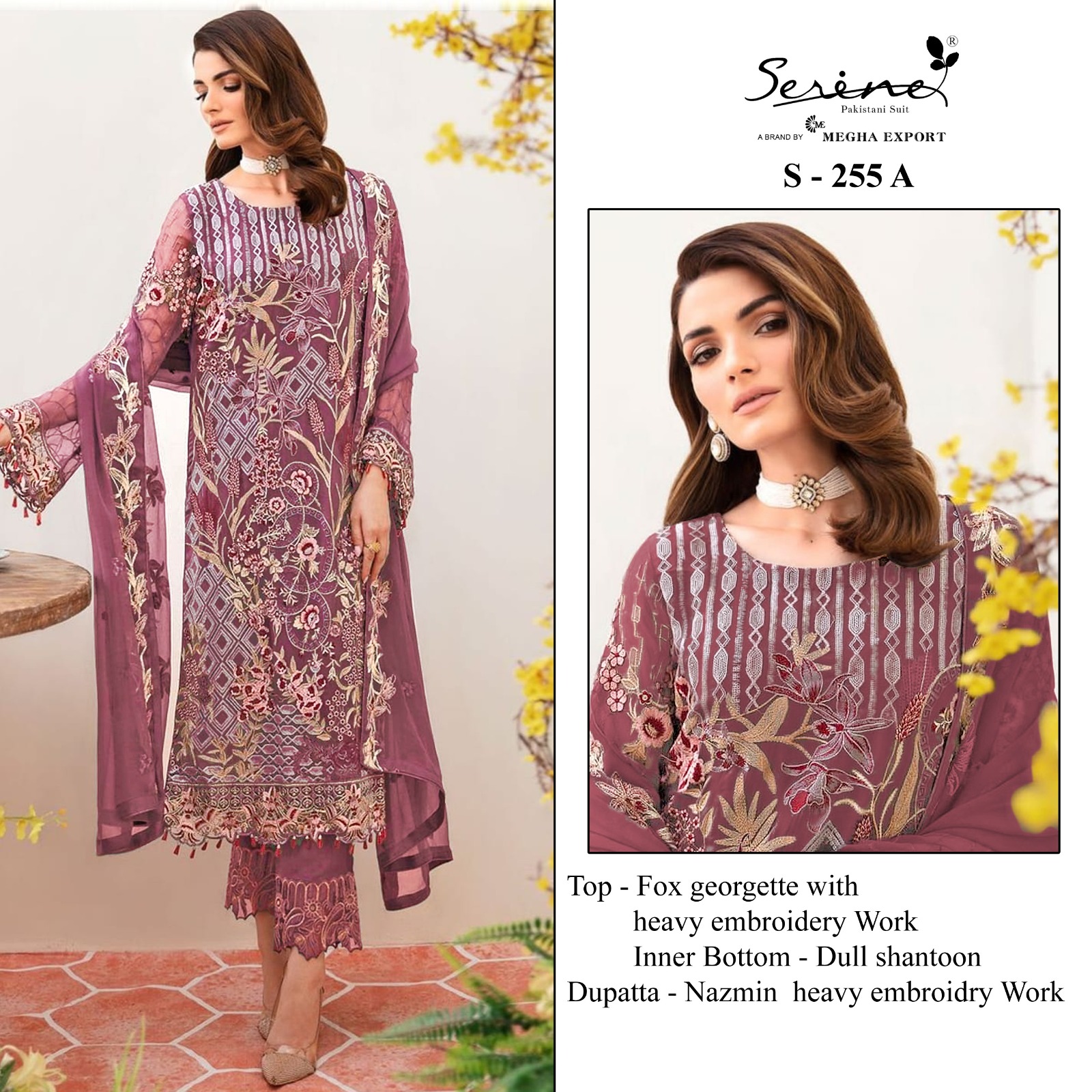 SERINE S 255 A TO D SALWAR SUITS WHOLESALE