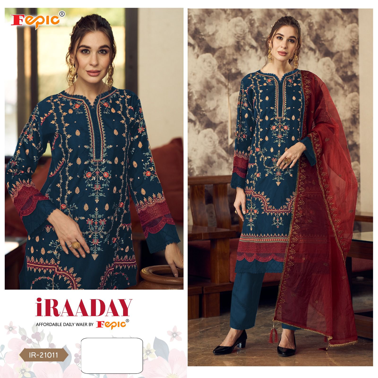 FEPIC IR 21001 IRAADAY PAKISTANI SUITS IN INDIA