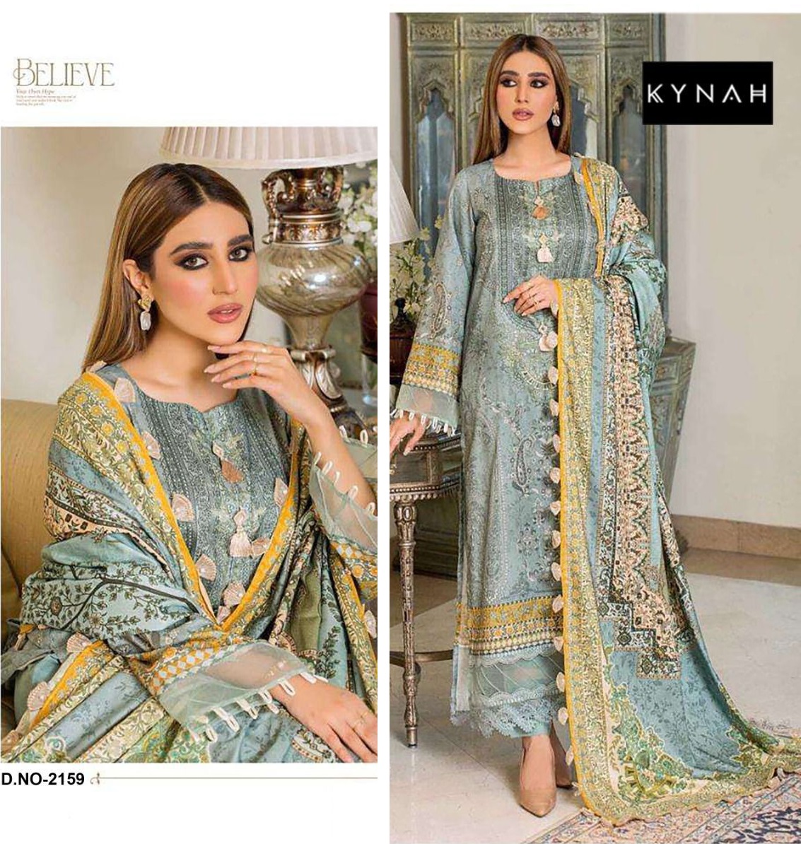 KYNAH 2159 COTTON PAKISTANI SUITS IN INDIA